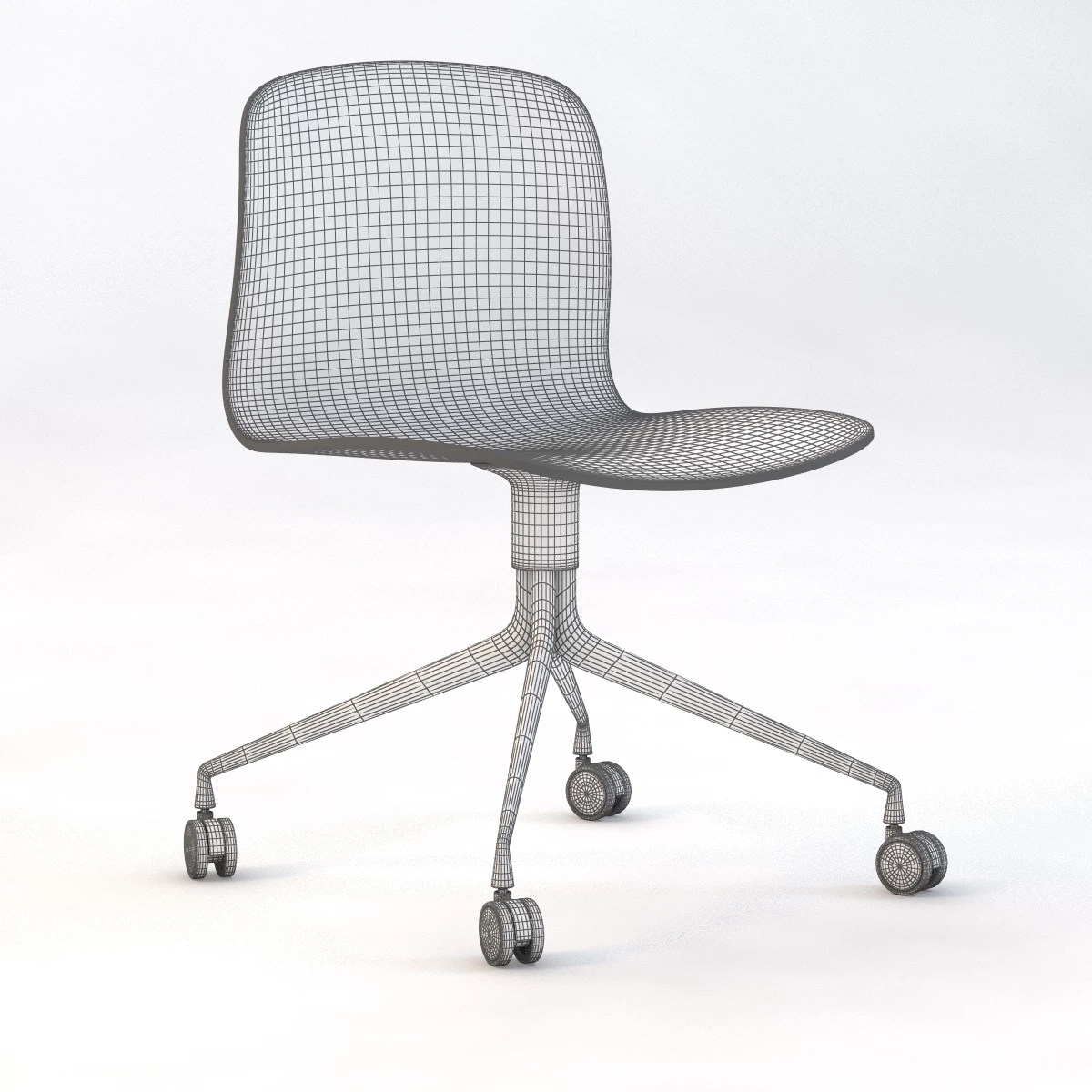 Hay About A Desk Chair 3D Model_09